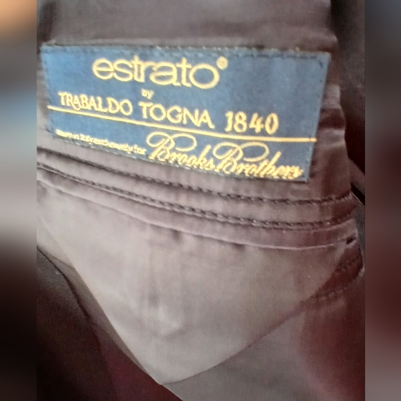 Brooks Brothers 100% Wool "1818 Regent" Black Blazer USA Mens Size 44L Classic - Picture 8 of 9